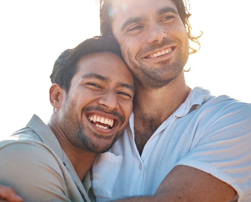 gay couple after one goes to iop treatment in los angeles
