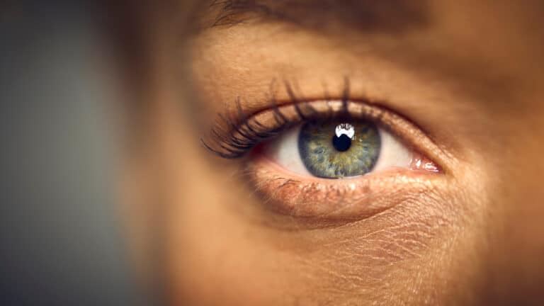 close up of a woman's eye - heroin eyes
